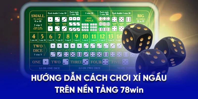 Hướng dẫn cách chơi xí ngầu trên nền tảng 78WIN